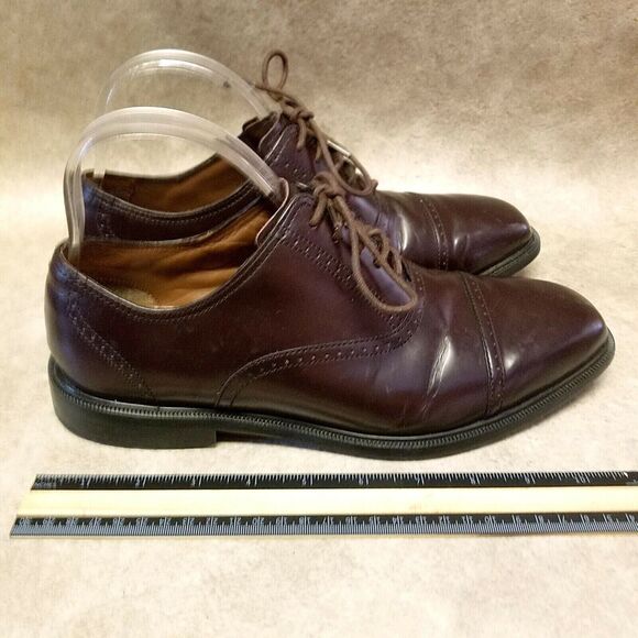 Rockport Mens Adiprene K71639 Size 8.5 Brown Lace Up Cap Toe Oxford Dress Shoes main image 4